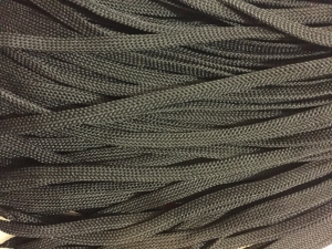 Шнурки плоские  90 см черные
