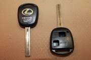 Заготовки для авто ключей с местом под 2 кнопки Lexus