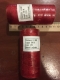 Нитка  мокасин вощенная 100 метров т. 1,0мм красная ( цвет 1253 )